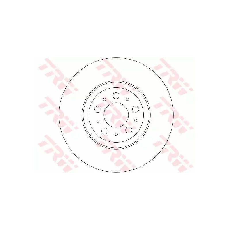 Stabdžių diskas  TRW DF4339