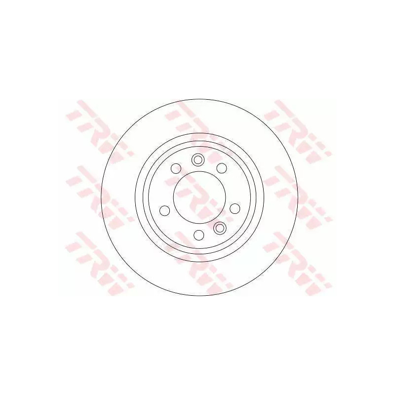 Stabdžių diskas  TRW DF4351