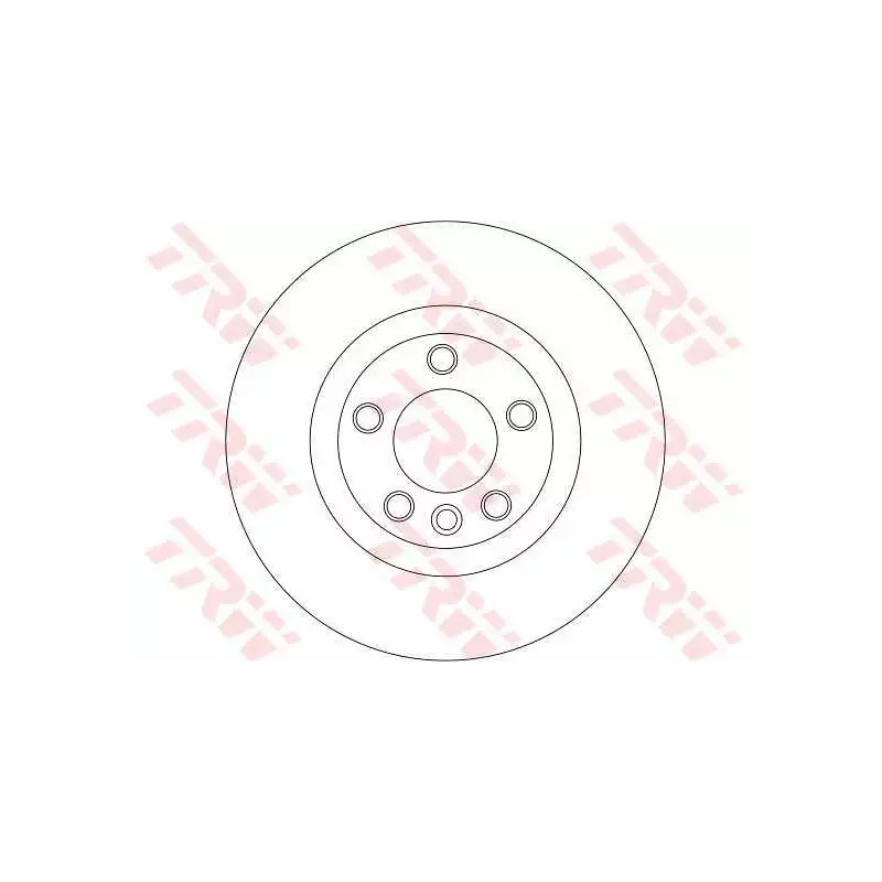 Stabdžių diskas  TRW DF4360