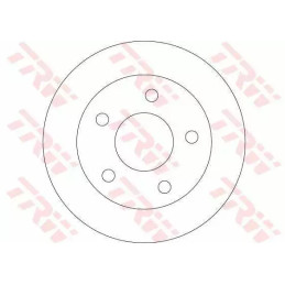 Stabdžių diskas  TRW DF4357