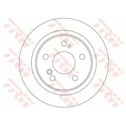 Stabdžių diskas  TRW DF4355
