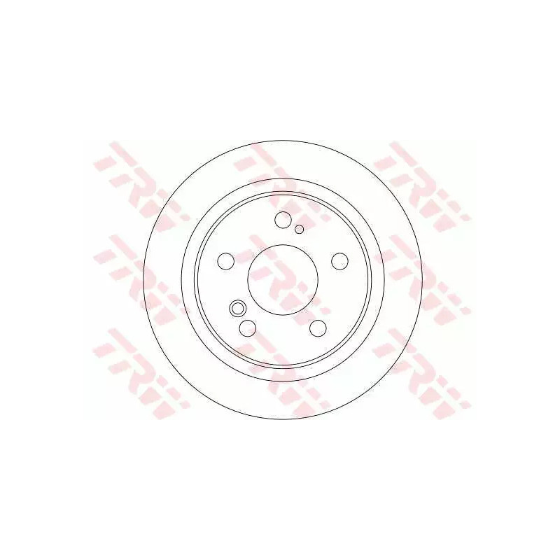 Stabdžių diskas  TRW DF4355