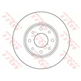 Stabdžių diskas  TRW DF4375