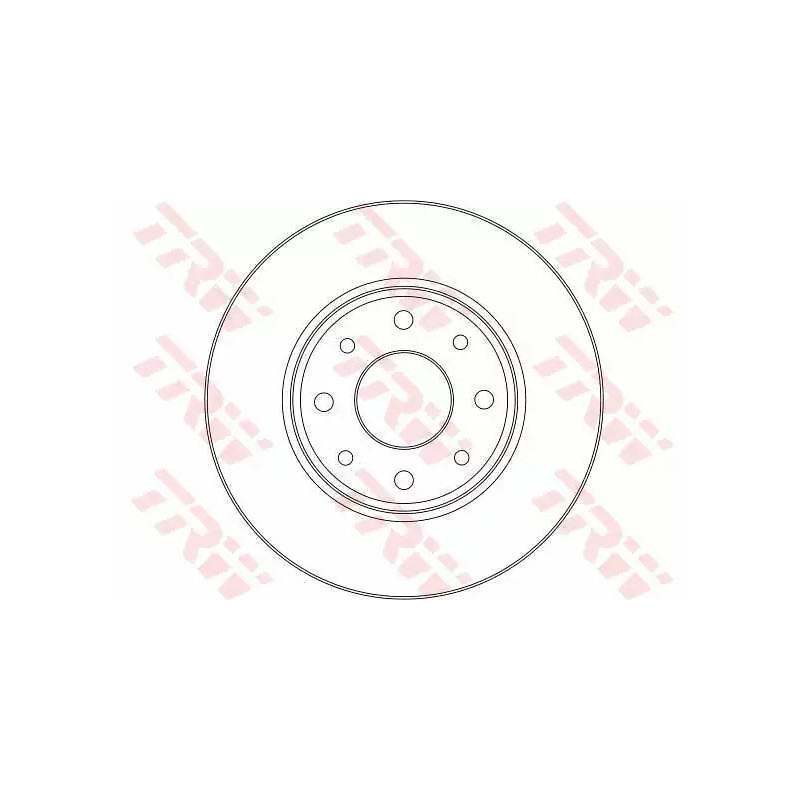 Stabdžių diskas  TRW DF4375
