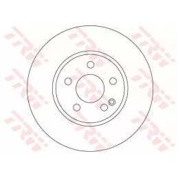 Stabdžių diskas  TRW DF4373