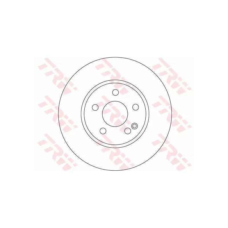 Stabdžių diskas  TRW DF4373