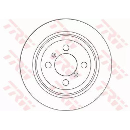Stabdžių diskas  TRW DF4376