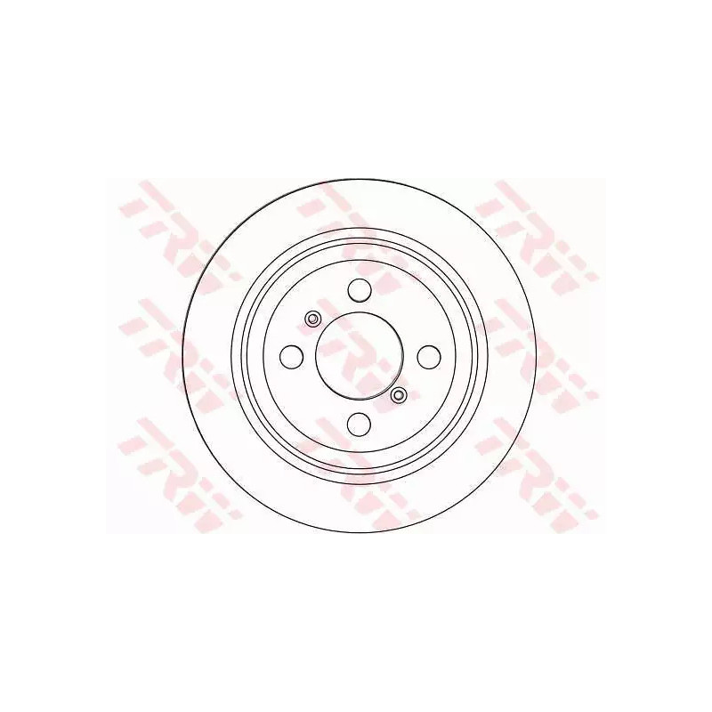 Stabdžių diskas  TRW DF4376