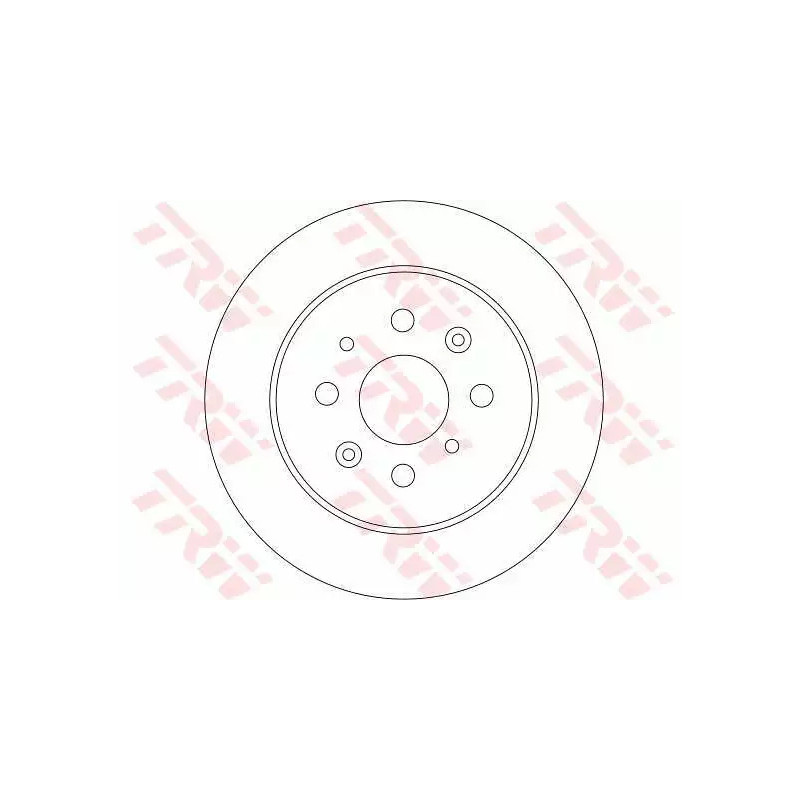Stabdžių diskas  TRW DF4402