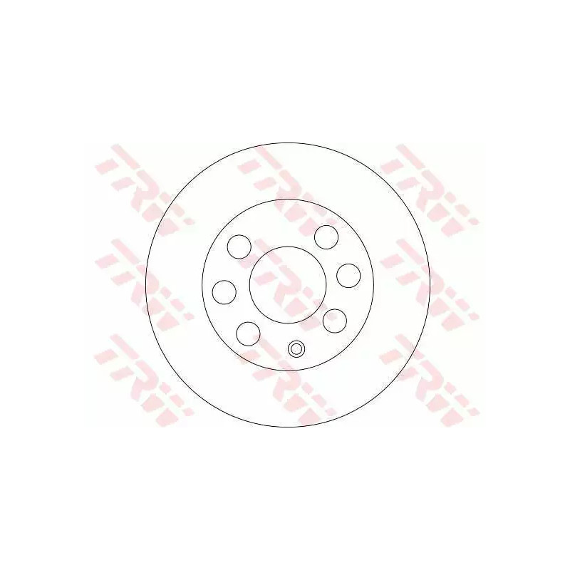 Stabdžių diskas  TRW DF4439