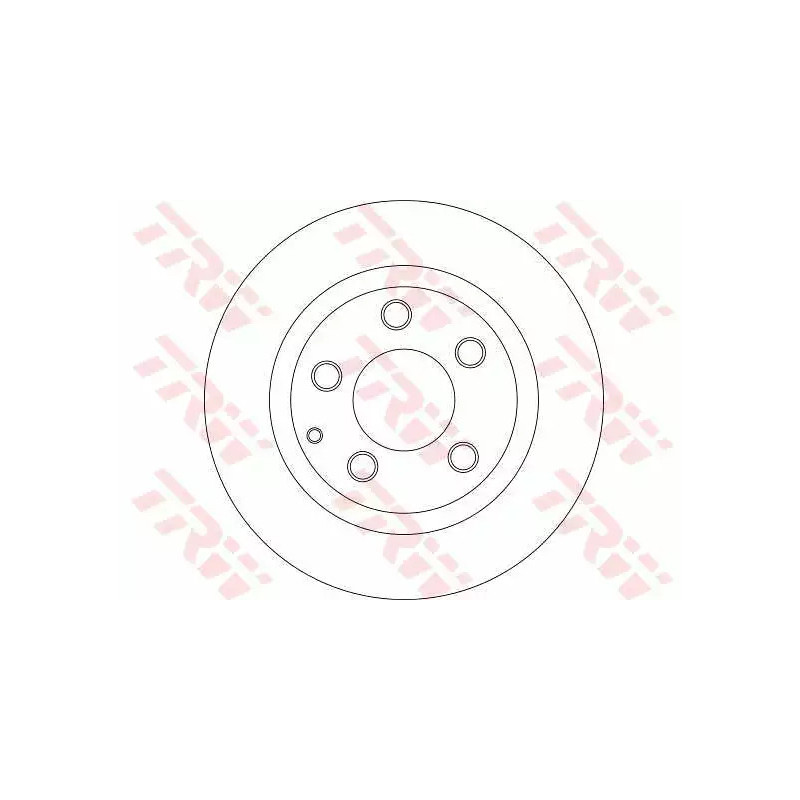 Stabdžių diskas  TRW DF4442