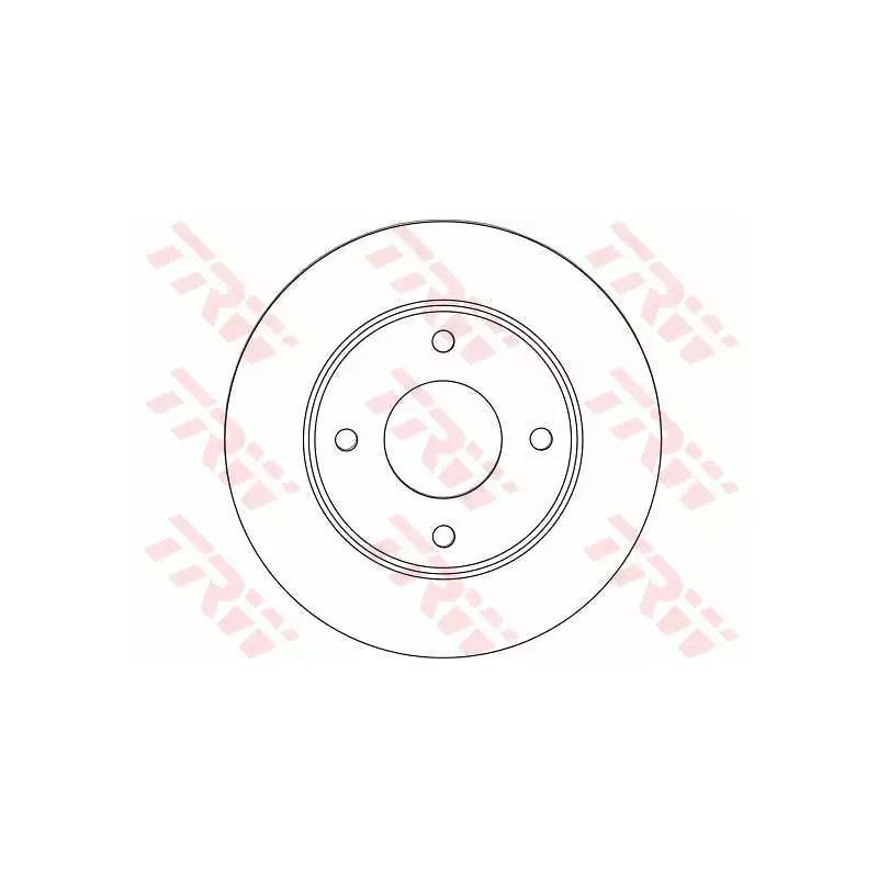 Stabdžių diskas  TRW DF4457