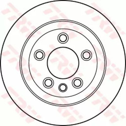 Stabdžių diskas  TRW DF4487S