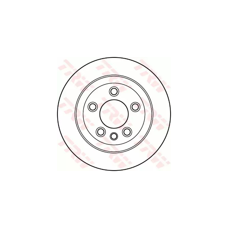 Stabdžių diskas  TRW DF4487S