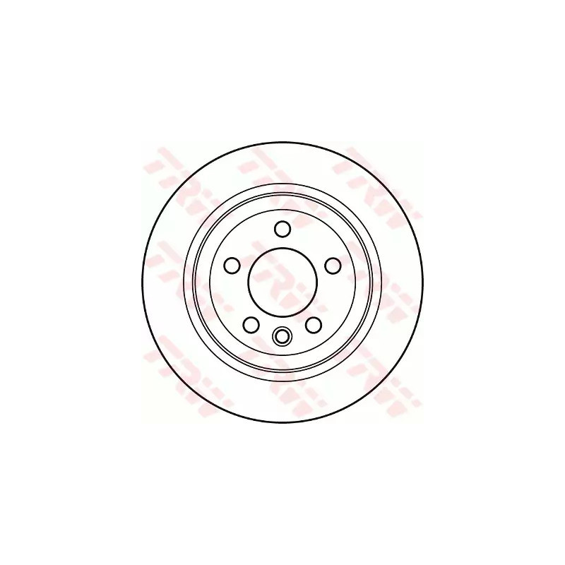 Stabdžių diskas  TRW DF4718S