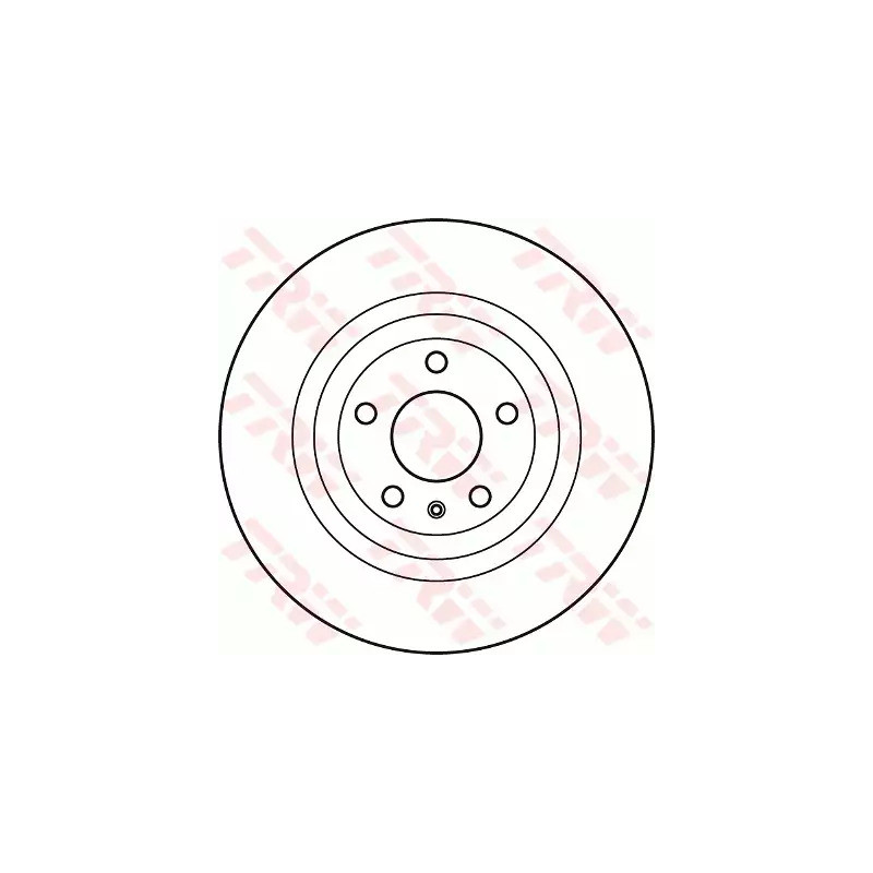 Stabdžių diskas  TRW DF4751S