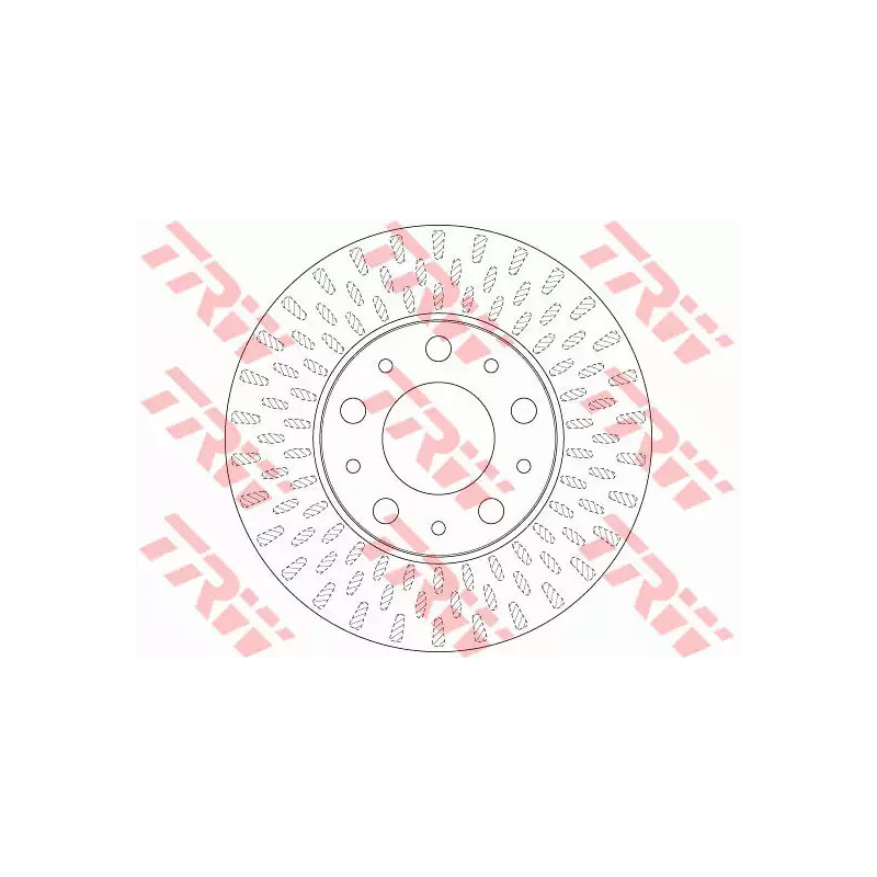 Stabdžių diskas  TRW DF4771S