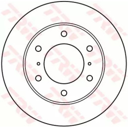 Stabdžių diskas  TRW DF4870