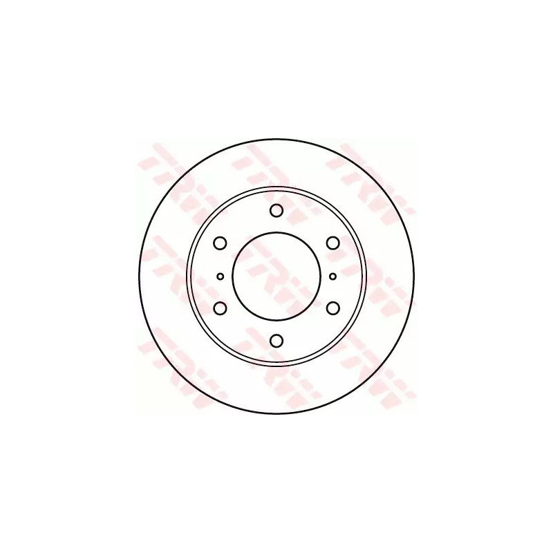 Stabdžių diskas  TRW DF4870