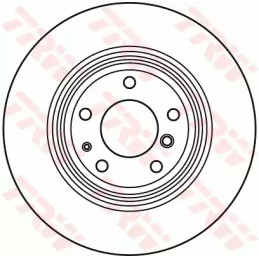 Stabdžių diskas  TRW DF4891