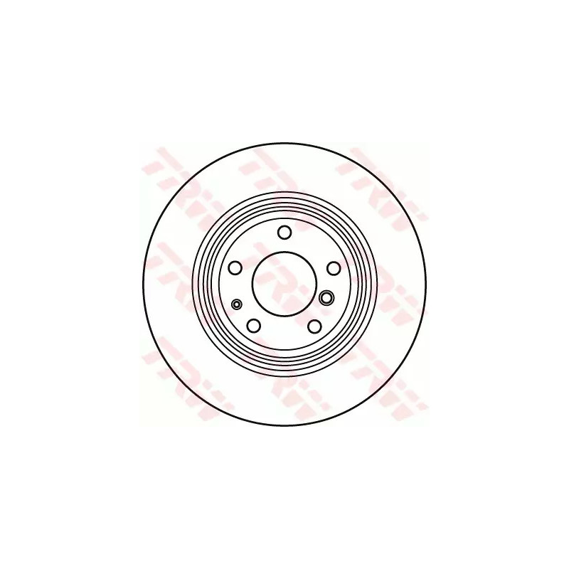 Stabdžių diskas  TRW DF4891