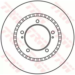 Stabdžių diskas  TRW DF4912