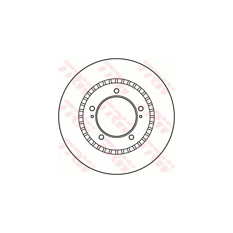 Stabdžių diskas  TRW DF4912