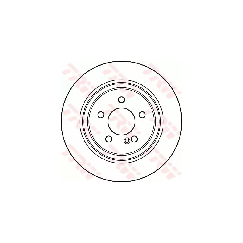 Stabdžių diskas  TRW DF4915