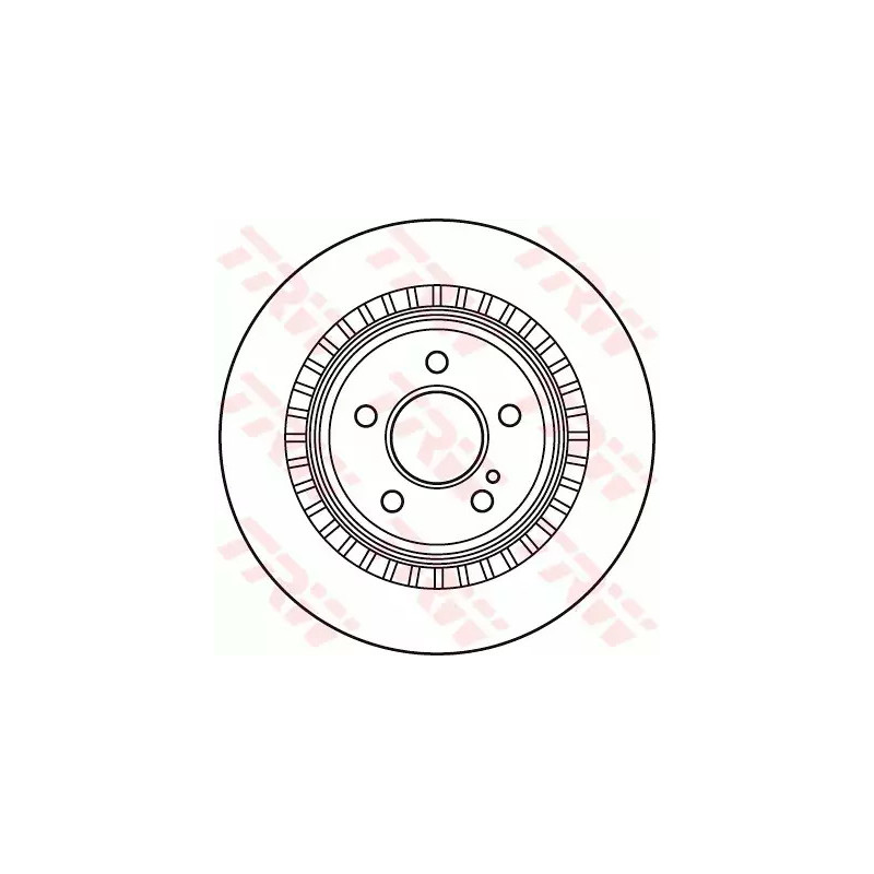 Stabdžių diskas  TRW DF4916S