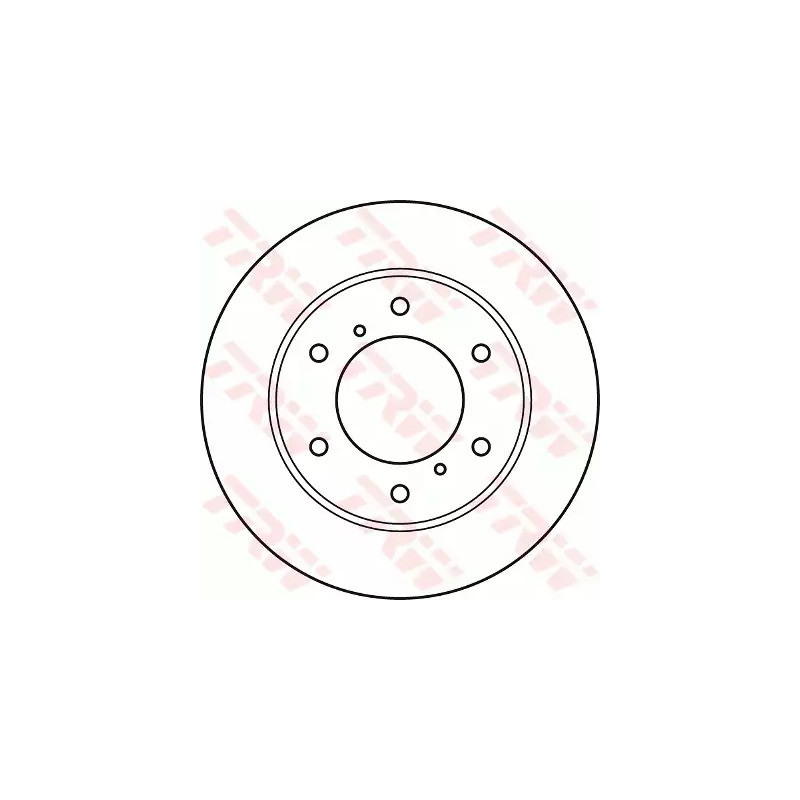 Stabdžių diskas  TRW DF4920