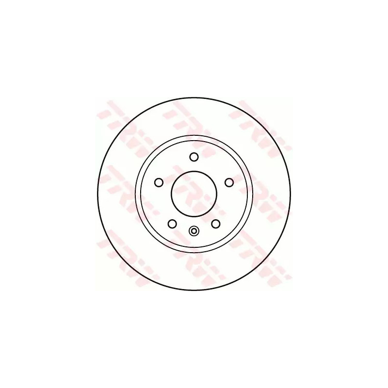 Stabdžių diskas  TRW DF4928S