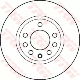 Stabdžių diskas  TRW DF4936