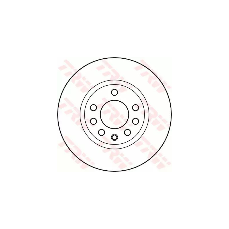 Stabdžių diskas  TRW DF4936