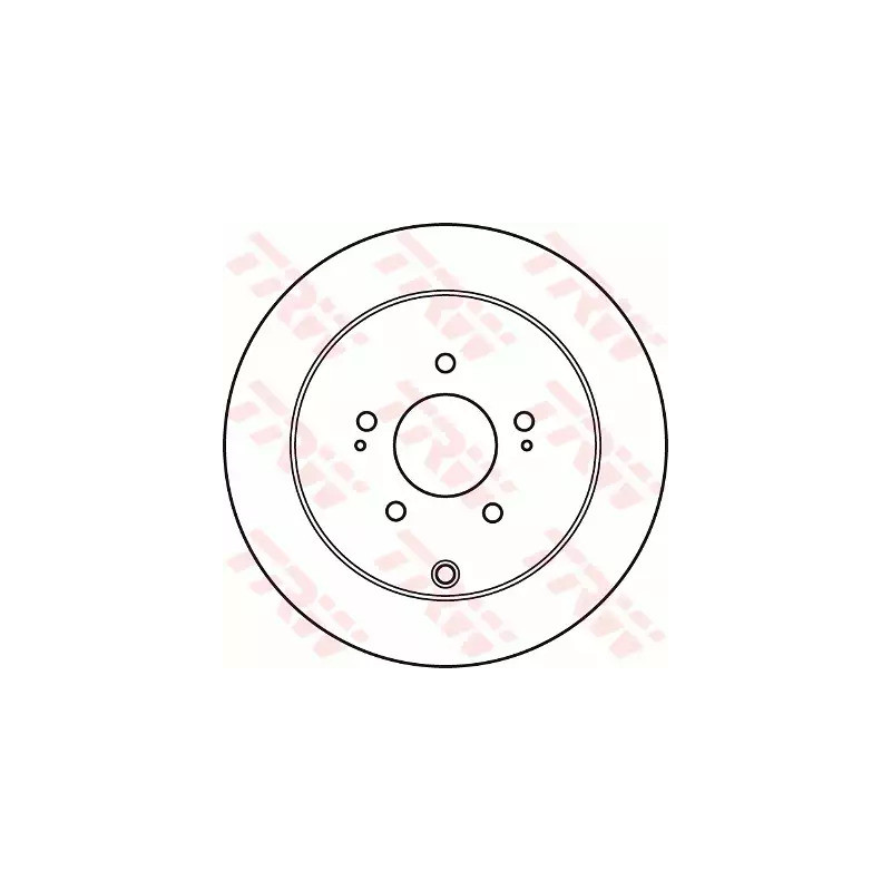 Stabdžių diskas  TRW DF4963