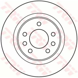 Stabdžių diskas  TRW DF4960