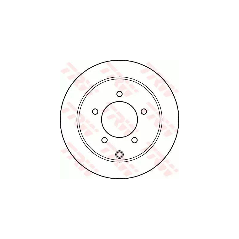 Stabdžių diskas  TRW DF4973
