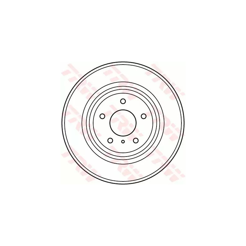 Stabdžių diskas  TRW DF4983S