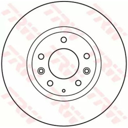 Stabdžių diskas  TRW DF4974S