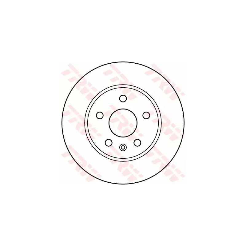 Stabdžių diskas  TRW DF4995S