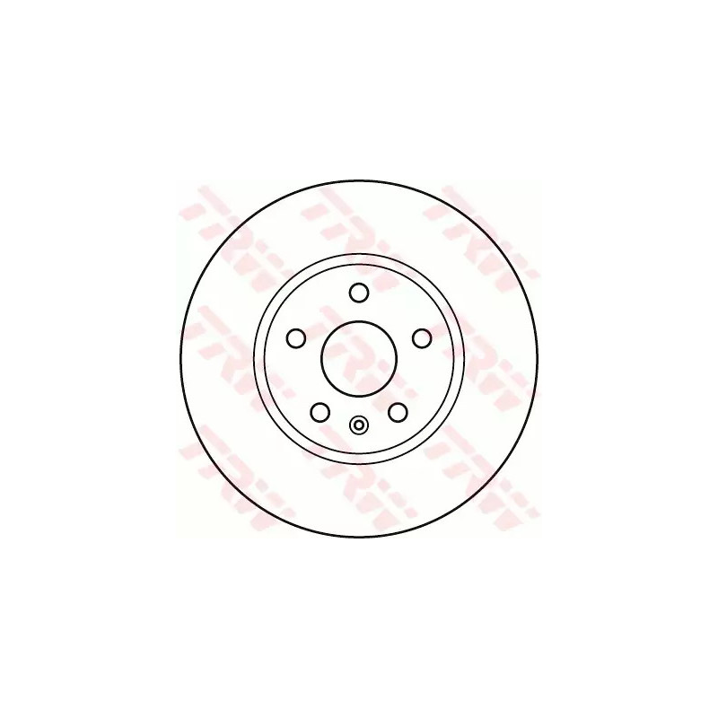 Stabdžių diskas  TRW DF4996S