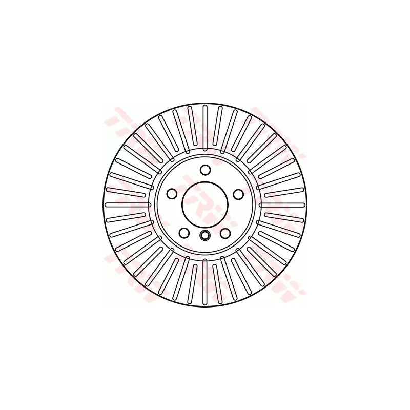 Stabdžių diskas  TRW DF6003S