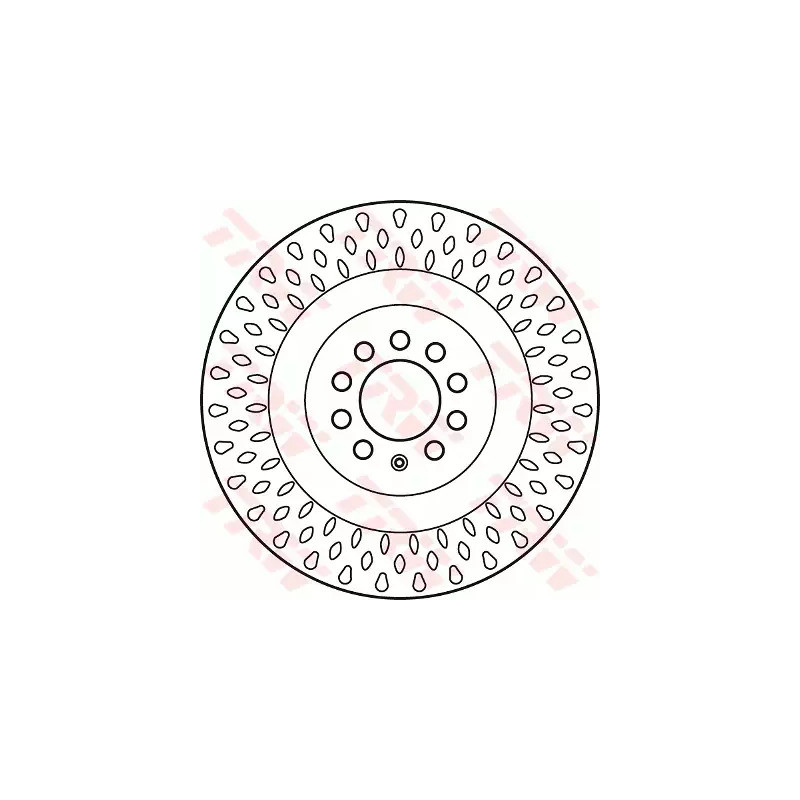 Stabdžių diskas  TRW DF6011S