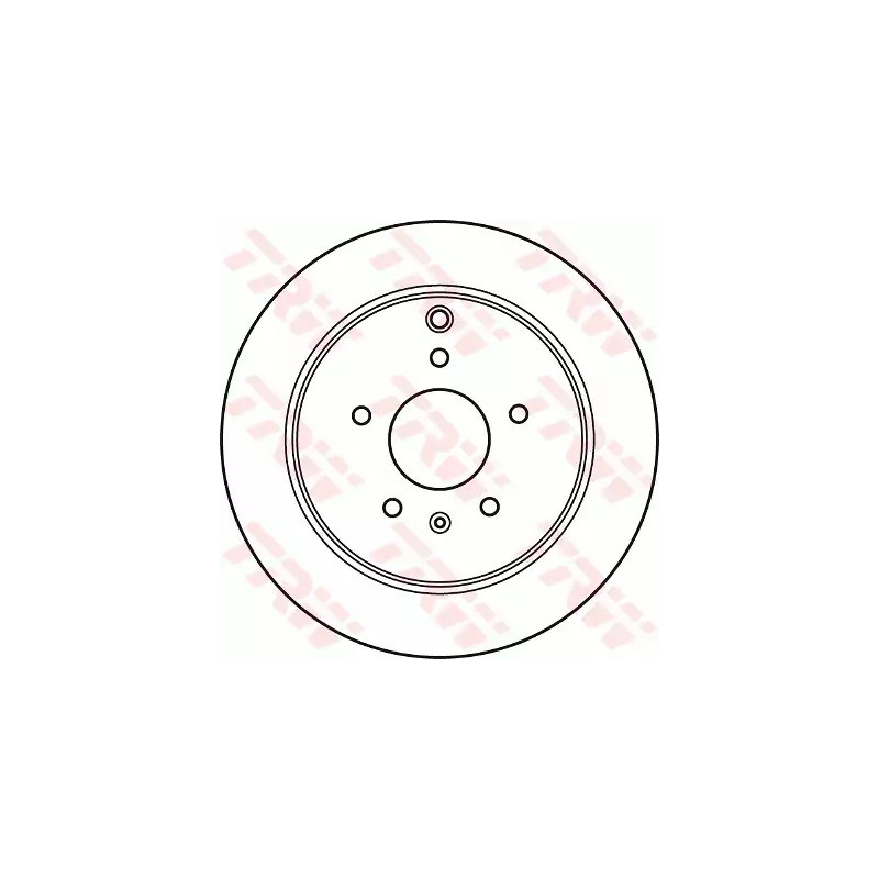 Stabdžių diskas  TRW DF6024