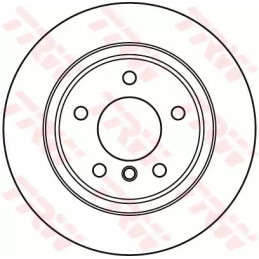 Stabdžių diskas  TRW DF6033