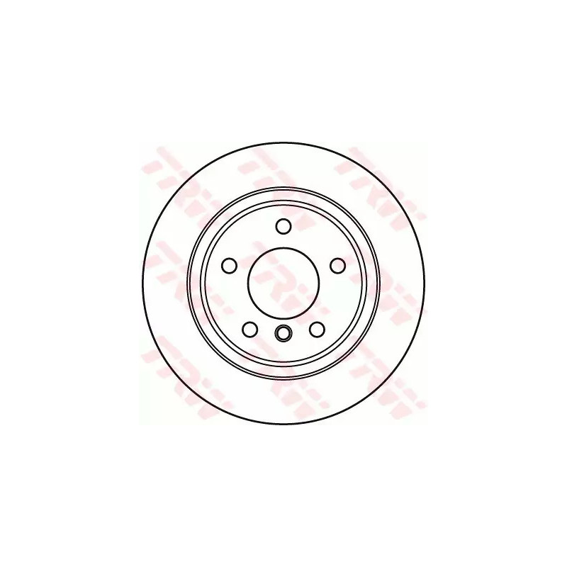 Stabdžių diskas  TRW DF6033
