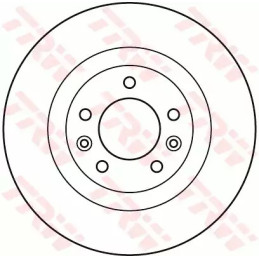 Stabdžių diskas  TRW DF6047