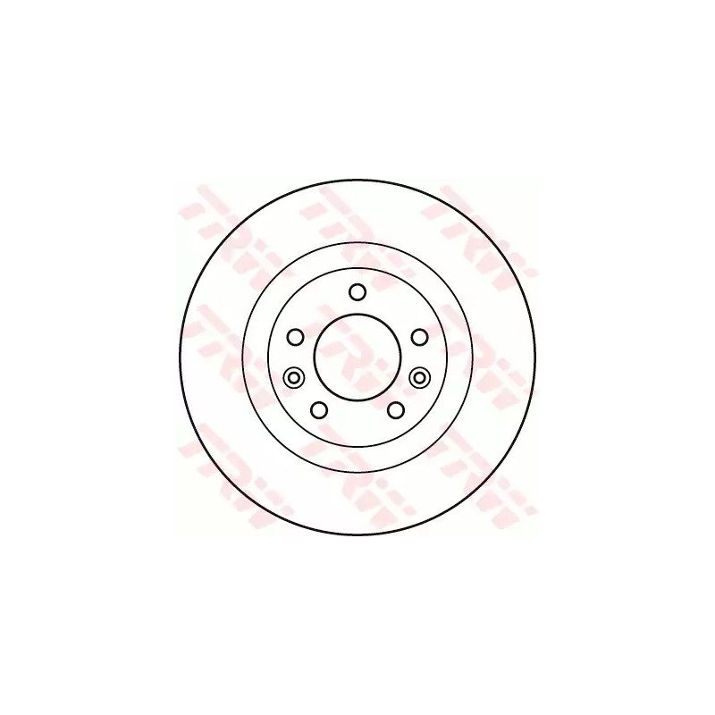 Stabdžių diskas  TRW DF6047