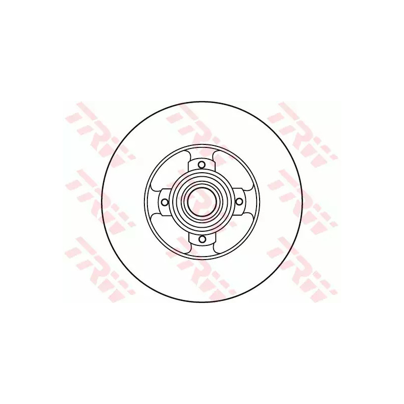 Stabdžių diskas  TRW DF6128BS