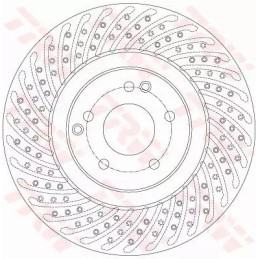 Stabdžių diskas  TRW DF6153S