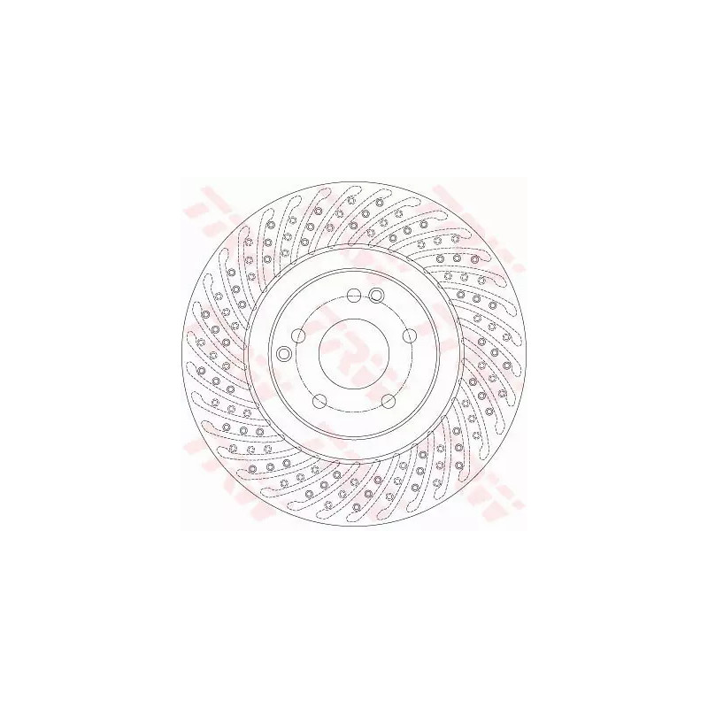 Stabdžių diskas  TRW DF6153S